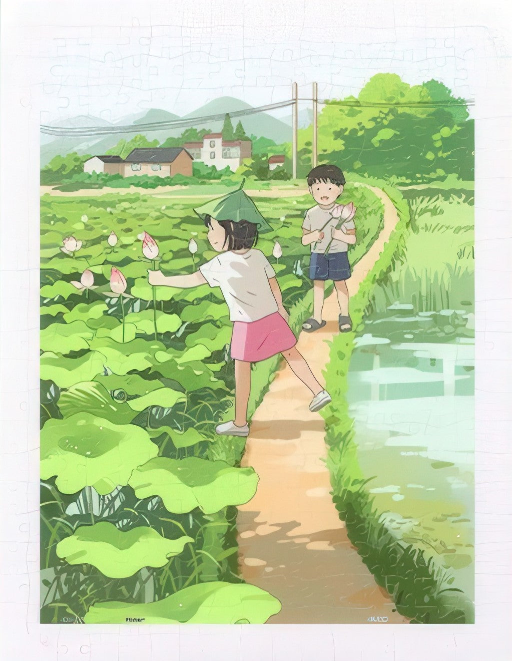 pintoo-h3958-human-seasons-series---early-summer-300-pieces-jigsaw-puzzle