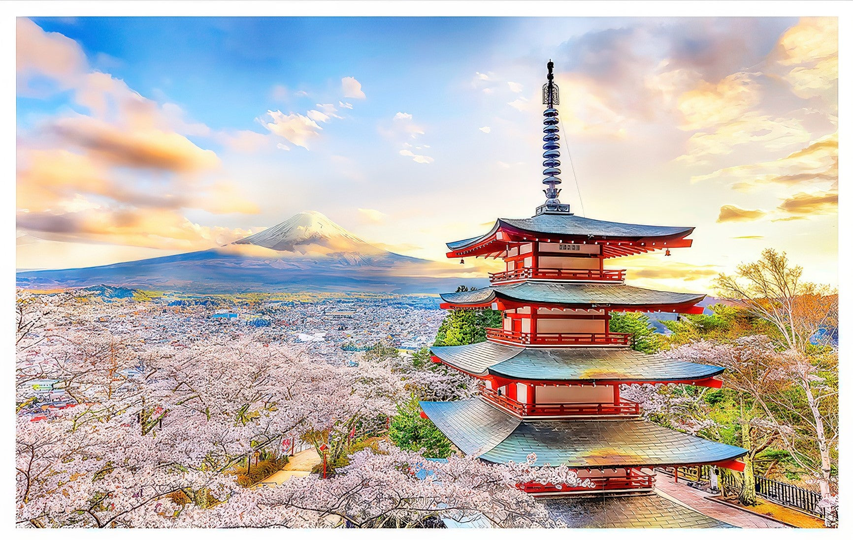 pintoo-h4042-japan---fuji-sengen-shrine-4000-pieces-jigsaw-puzzle