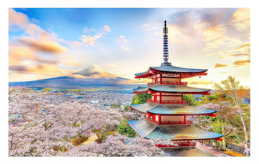 pintoo-h4098-japan---fuji-sengen-shrine-1000-pieces-jigsaw-puzzle