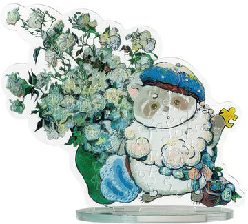 pintoo-hd1014-pazzy-falls-into-world-famous-paintings---white-rose-46-pieces-display-puzzle