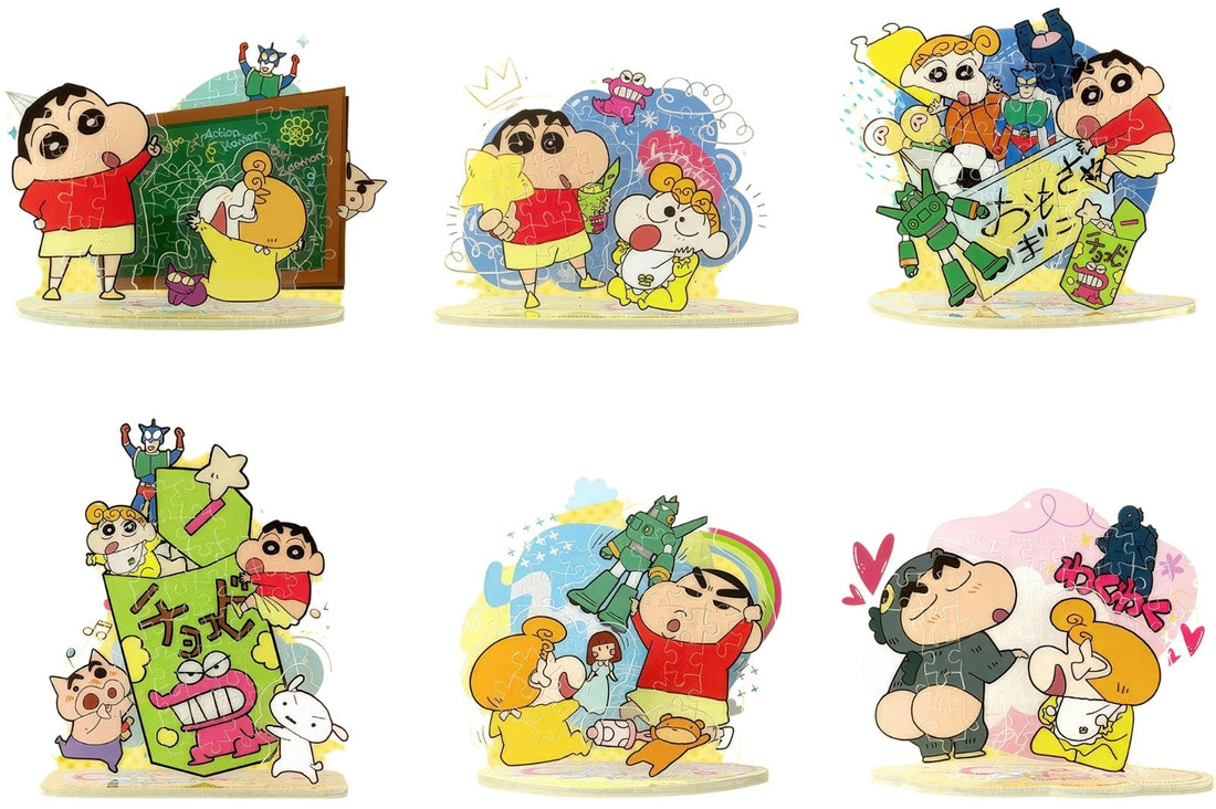 pintoo-hd1031-crayon-shin-chan---nohara-siblings-series-390-blind-box-display-puzzle