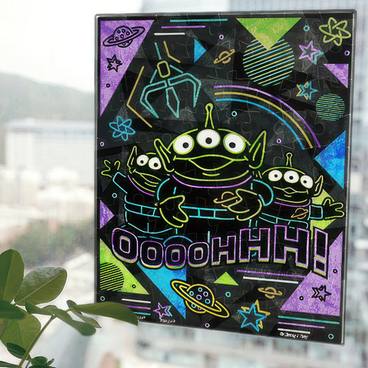 Pintoo HH1013　Colourful Aliens　80 Pieces Crystal Jigsaw Puzzle