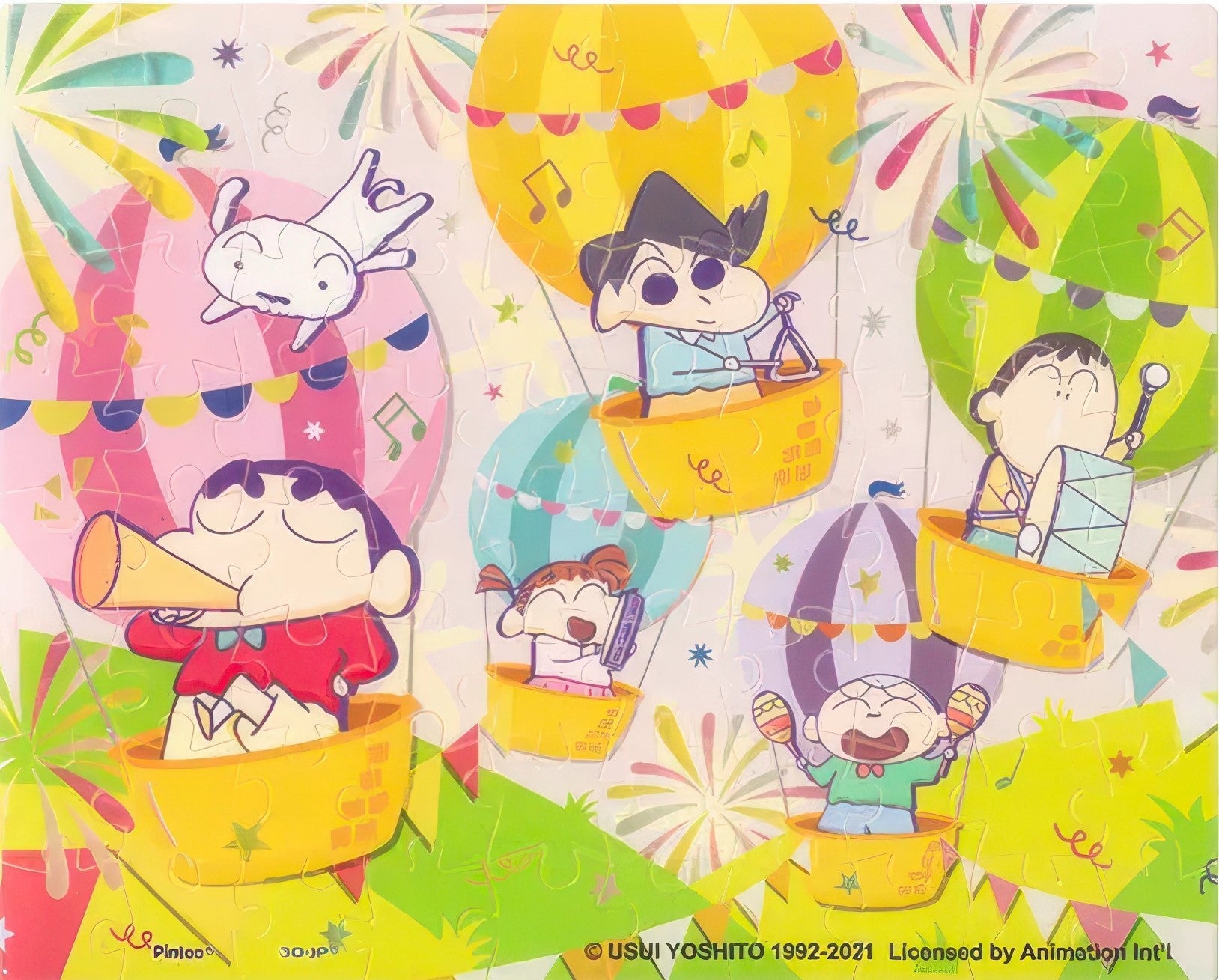 pintoo-hh1021-crayon-shin-chan---sky-firework-journey-80-pieces-jigsaw-puzzle