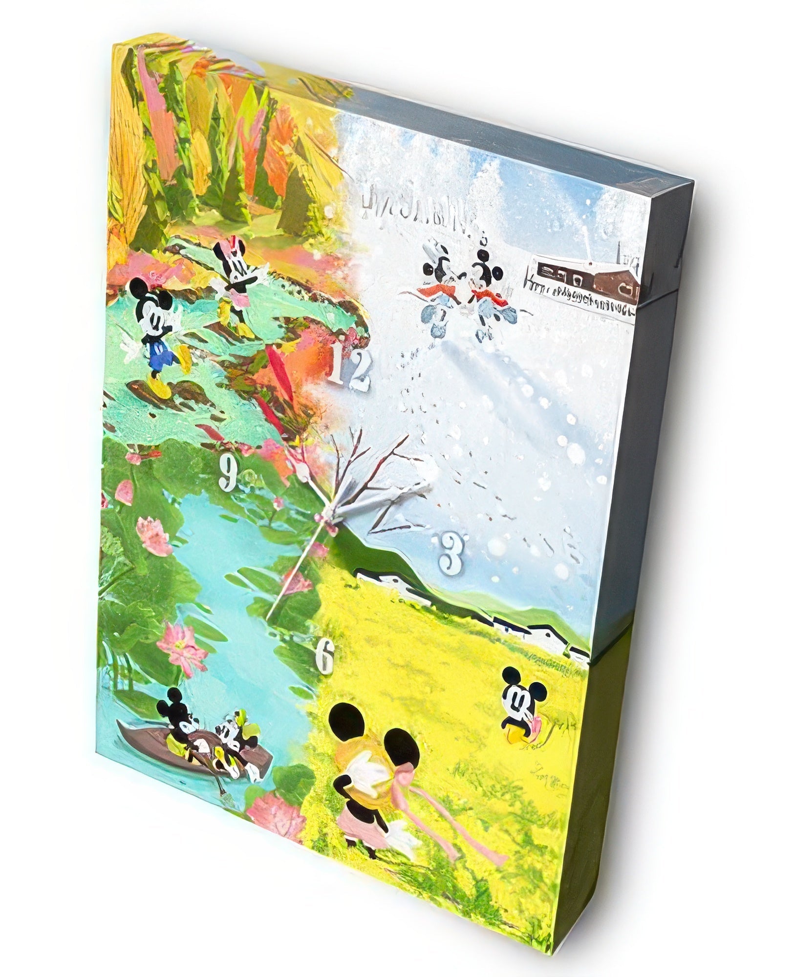 pintoo-hk1005-mickey-friends-mickey-and-minnie-s-travel-of-the-four-season-366-pieces-plastic-canvas-puzzle