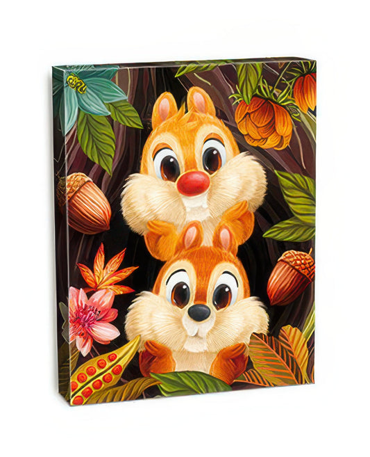 Pintoo HN1048　Chip & Dale • Double Trouble　366 Pieces Plastic Canvas Puzzle