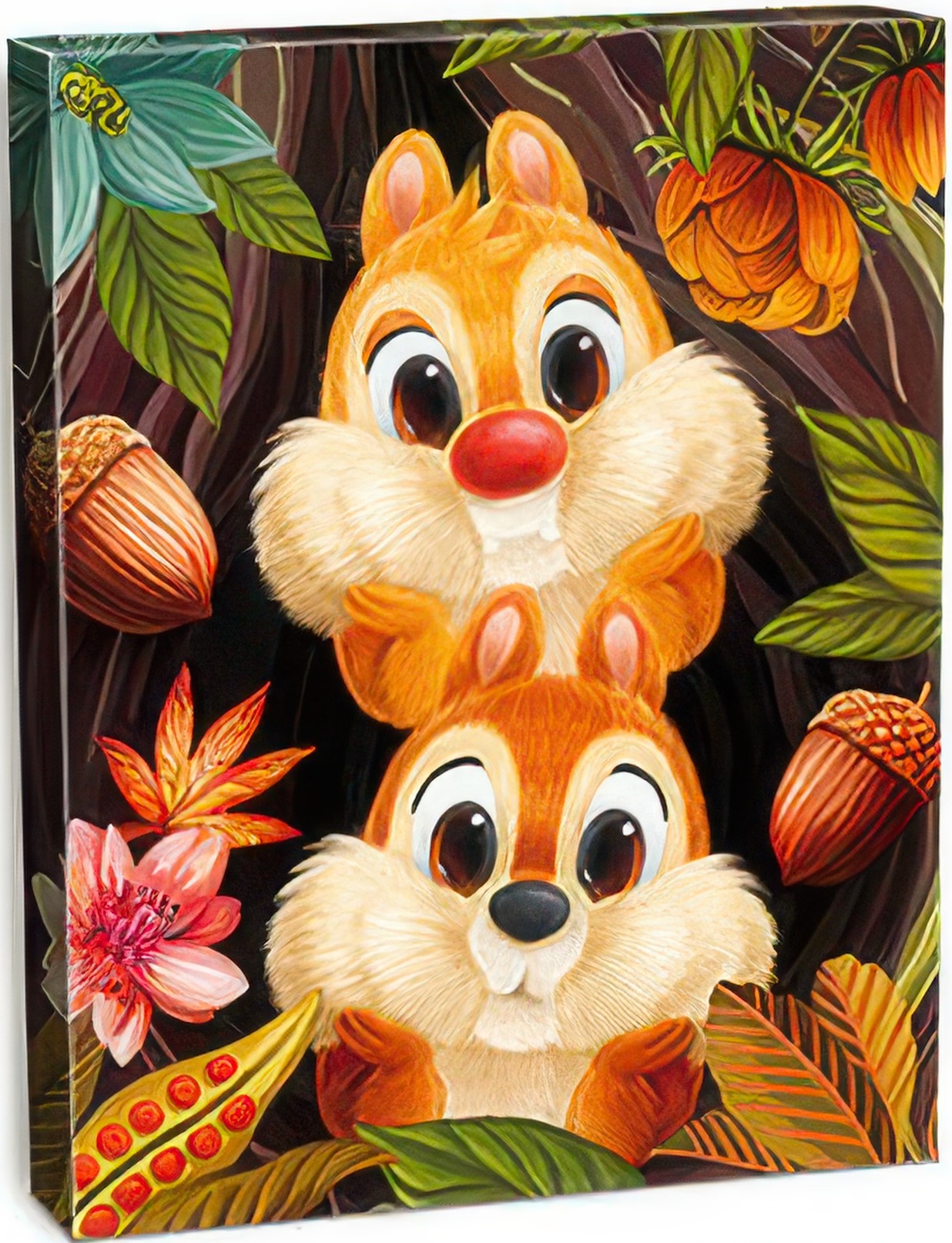 pintoo-hn1048-chip-'n'-dale---forest-party-366-pieces-canvas-puzzle