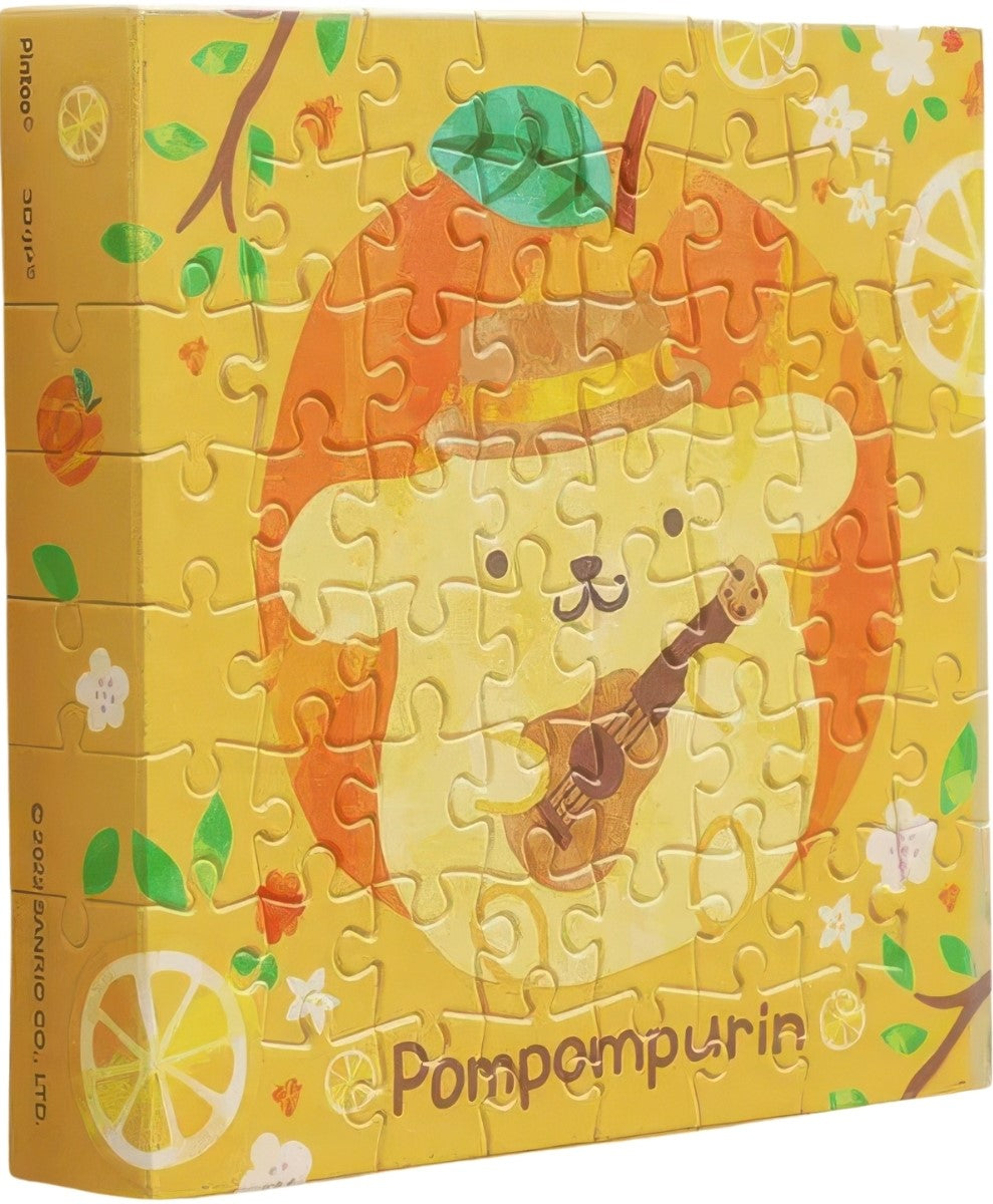 pintoo-hn1194-pompompurin---colorful-fruit-juice---orange-pompompurin-56-pieces-canvas-puzzle