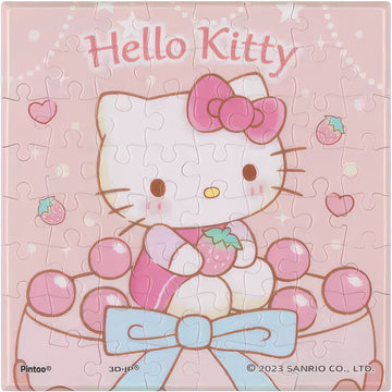 pintoo-hn1257-sanrio---hello-kitty---sweet-strawberry-pie-56-pieces-canvas-puzzle