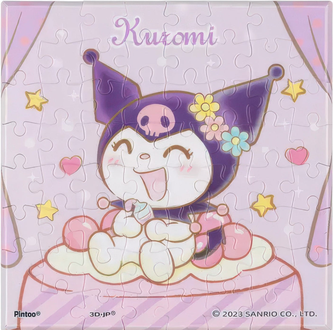 pintoo-hn1261-sanrio---kuromi---delicious-blueberry-pie-56-pieces-canvas-puzzle