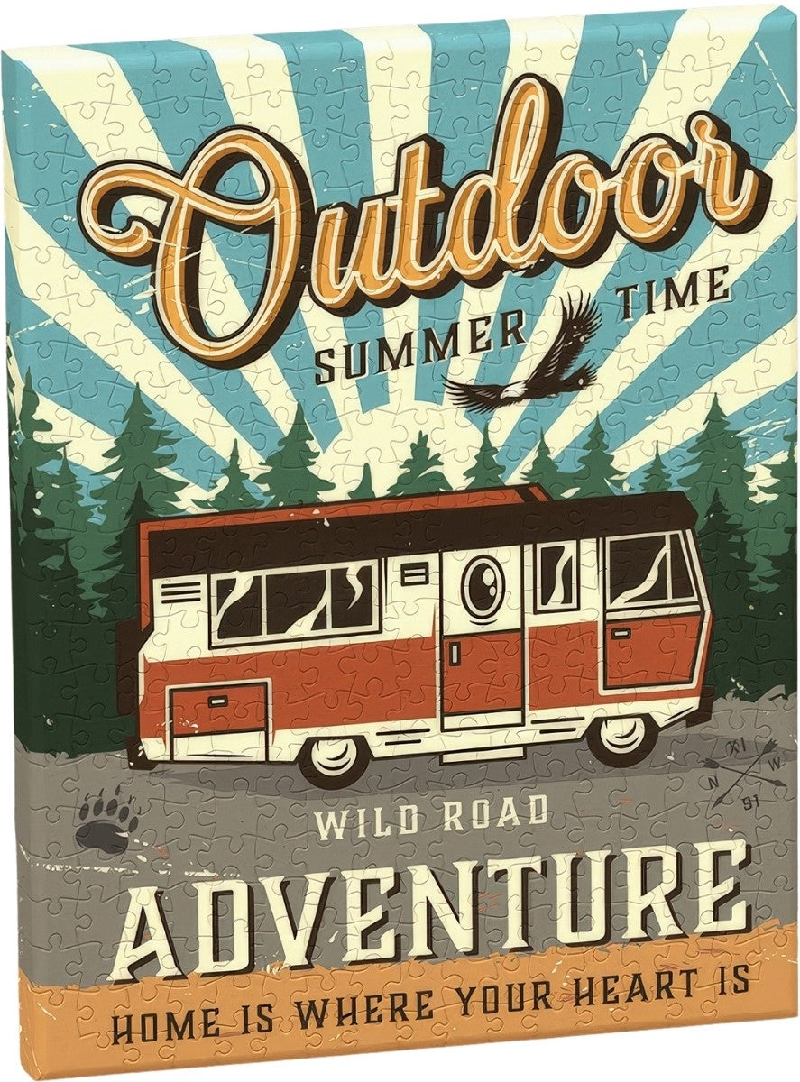 pintoo-hn1276-retro-poster-series---camping-bus-366-pieces-canvas-puzzle