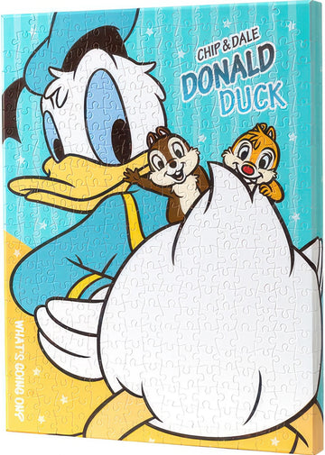 pintoo-hn1331-mickey-and-friends-series---donald-duck-and-chip-'n'-dale-366-pieces-canvas-puzzle
