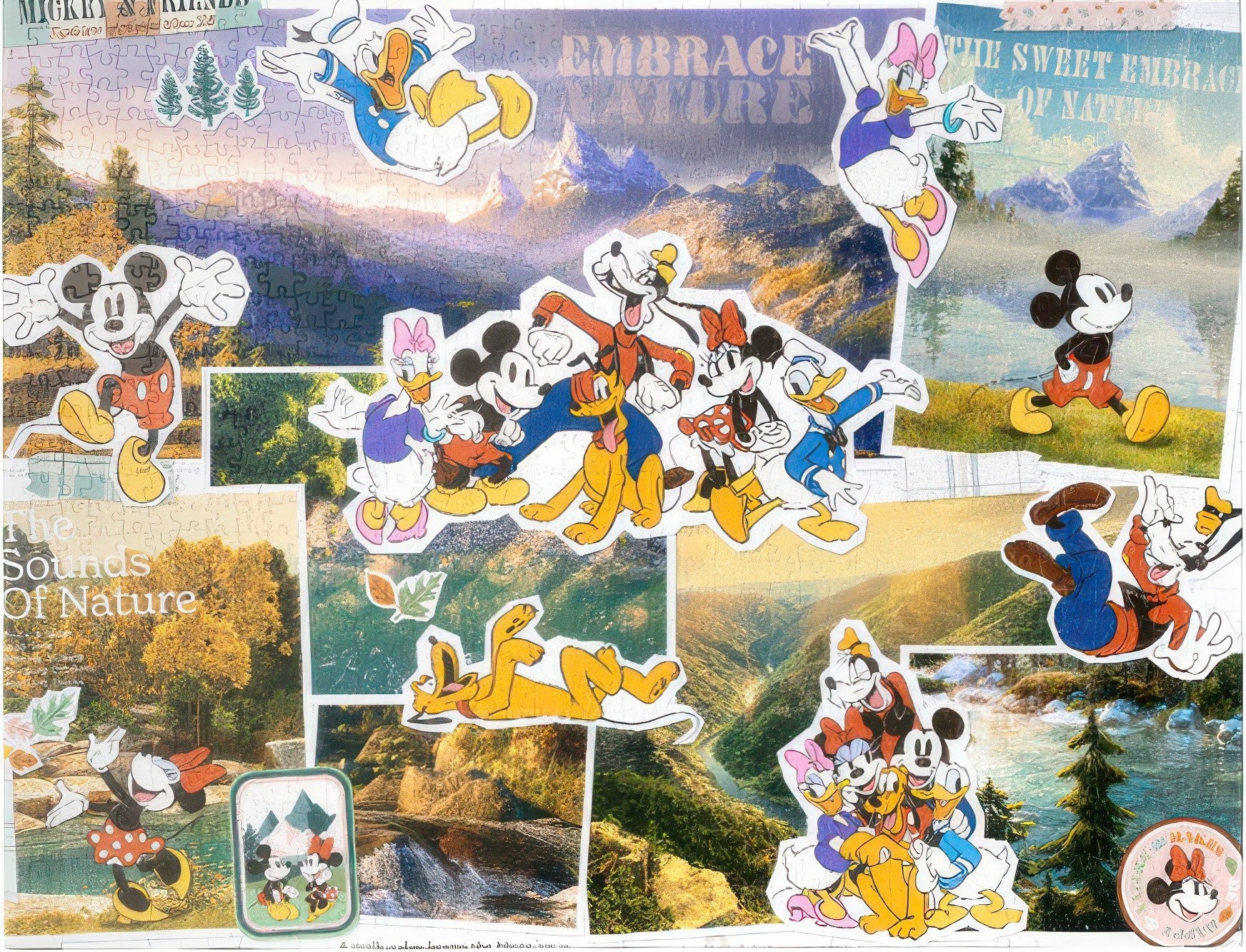 pintoo-hn1348-mickey-and-friends-series---breathing-with-nature-1336-pieces-canvas-puzzle