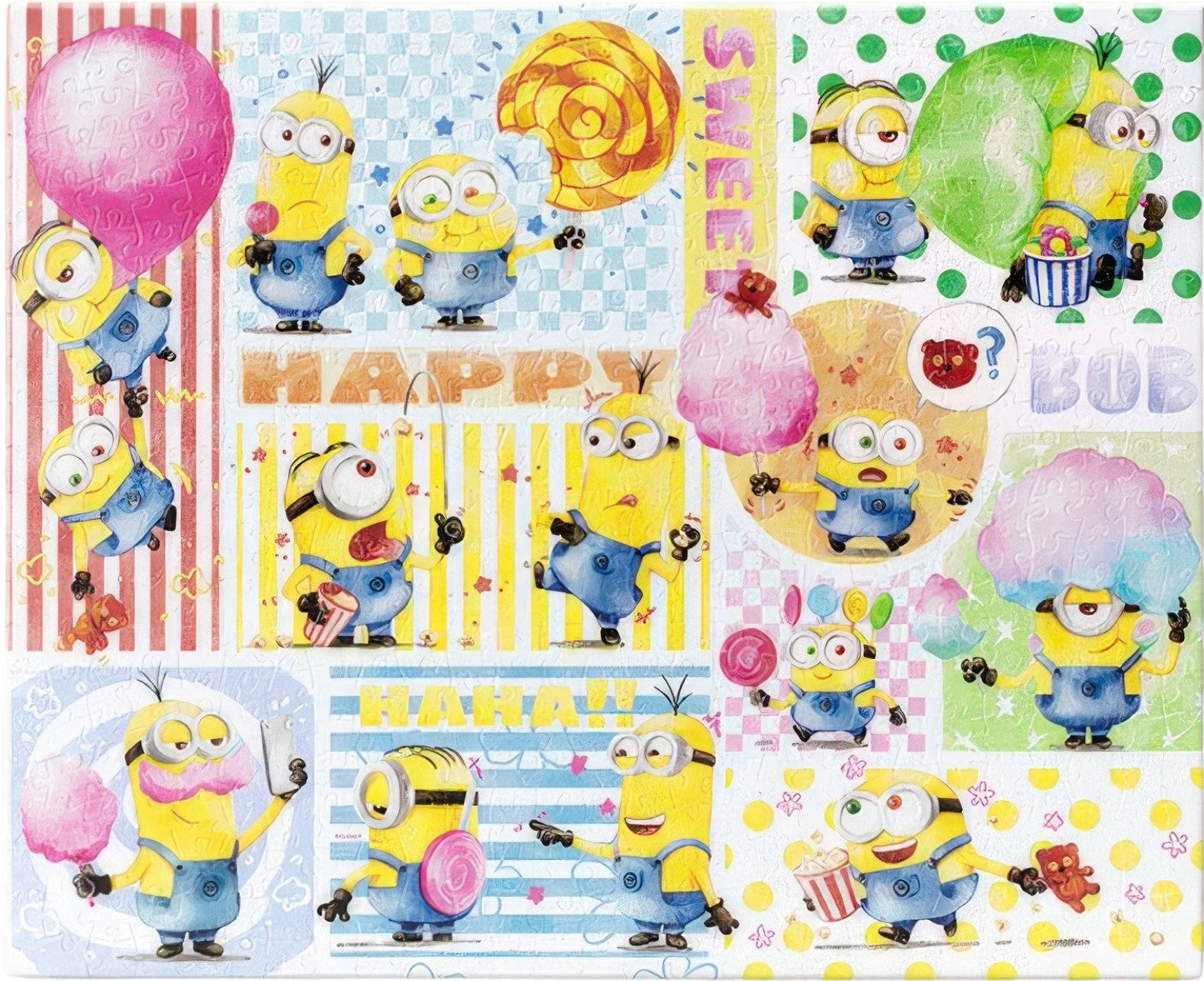 pintoo-hn1361-minions---full-sugar-big-eyed-cutie-586-pieces-canvas-puzzle