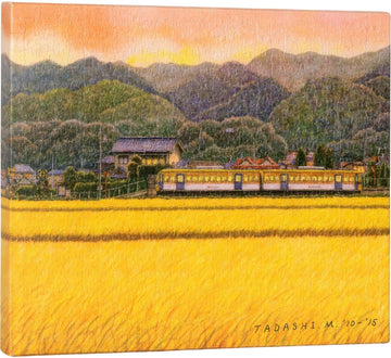 pintoo-hn1362-tadashi-matsumoto---sunset-dyed-homeward-bound-586-pieces-canvas-puzzle