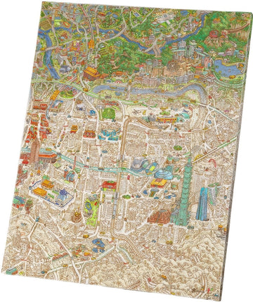 pintoo-hn1406-tom-parker---taipei-map-design-1336-pieces-canvas-puzzle