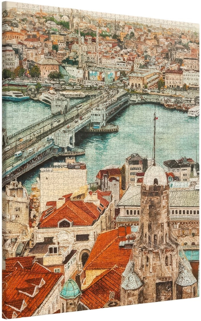 pintoo-hn1418-jinn-cheng---bosphorus-2176-pieces-canvas-puzzle