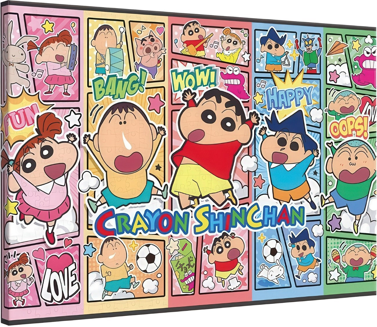 pintoo-hn1422-crayon-shin-chan---commemorative-photo-frame-696-pieces-canvas-puzzle