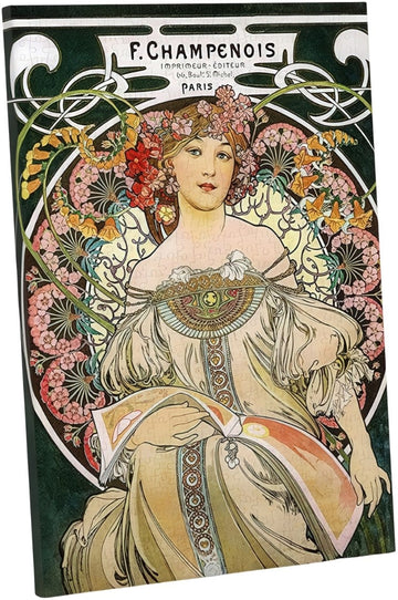 pintoo-hn1425-mucha---reverie-696-pieces-canvas-puzzle