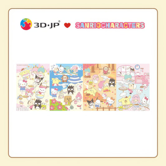 Pintoo HR1011　Sanrio • Four Seasons　384 Multipack Plastic Calendar Puzzle