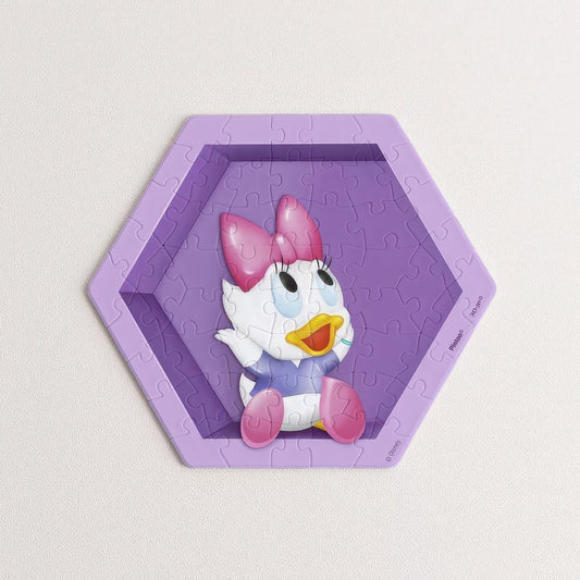 Pintoo HX1004　Donald Duck • Wall Tile / Daisy Duck　56 Pieces Plastic Jigsaw Puzzle