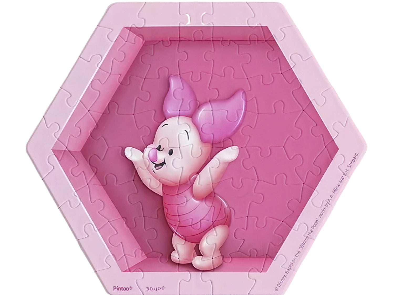 Pintoo • Winnie the Pooh • Wall Tile / Piglet　56 PCS　Plastic　Jigsaw Puzzle