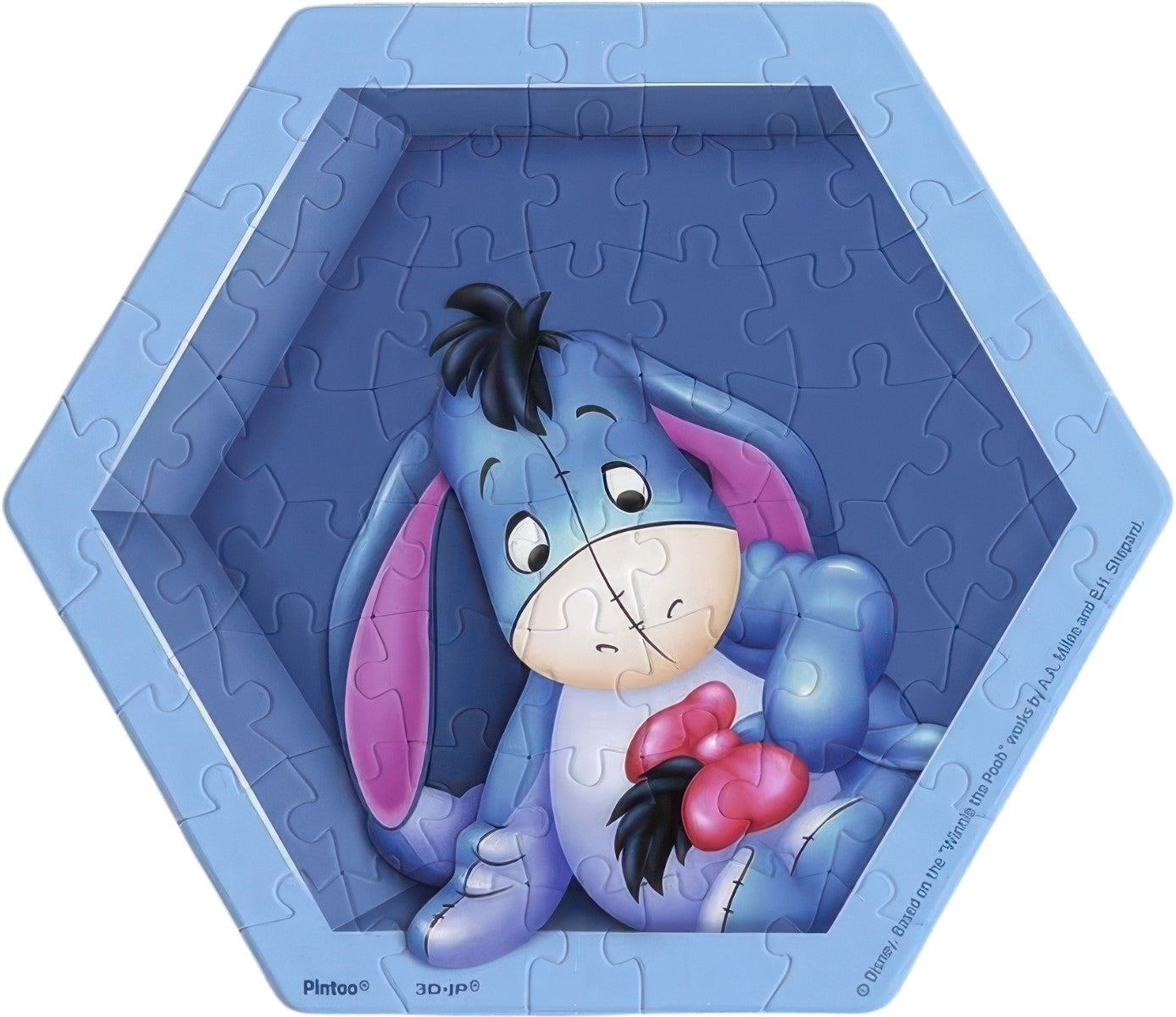 pintoo-hx1011-winnie-the-pooh---eeyore-56-pieces-wall-tile-puzzle