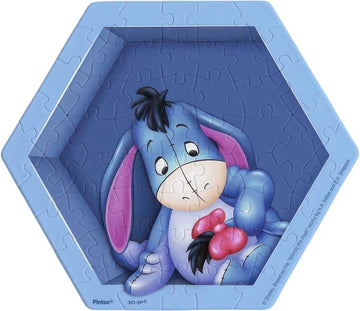 pintoo-hx1011-winnie-the-pooh---eeyore-56-pieces-wall-tile-puzzle