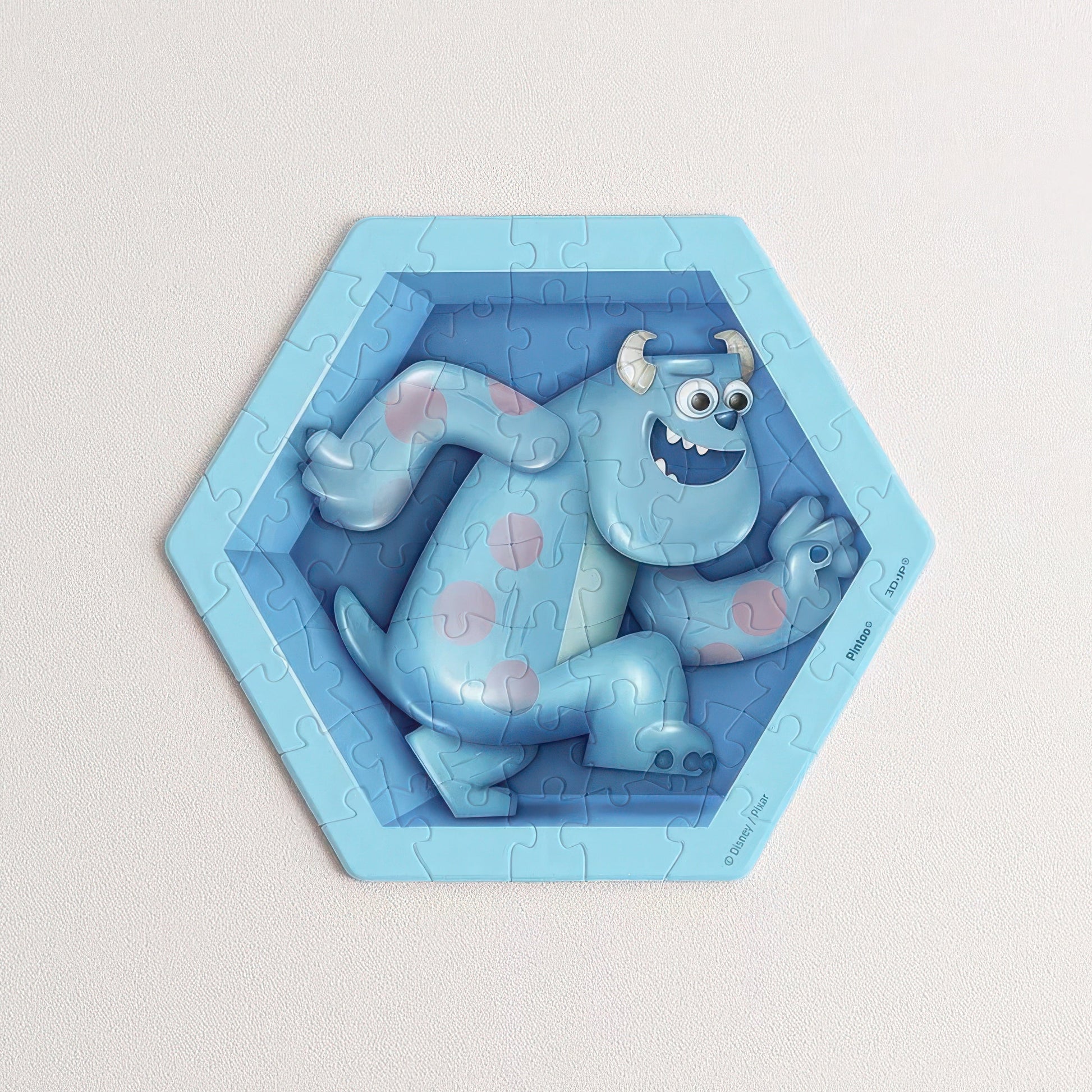 pintoo-hx1014-monsters-inc-wall-tile-james-p-sullivan-56-pieces-plastic-jigsaw-puzzle