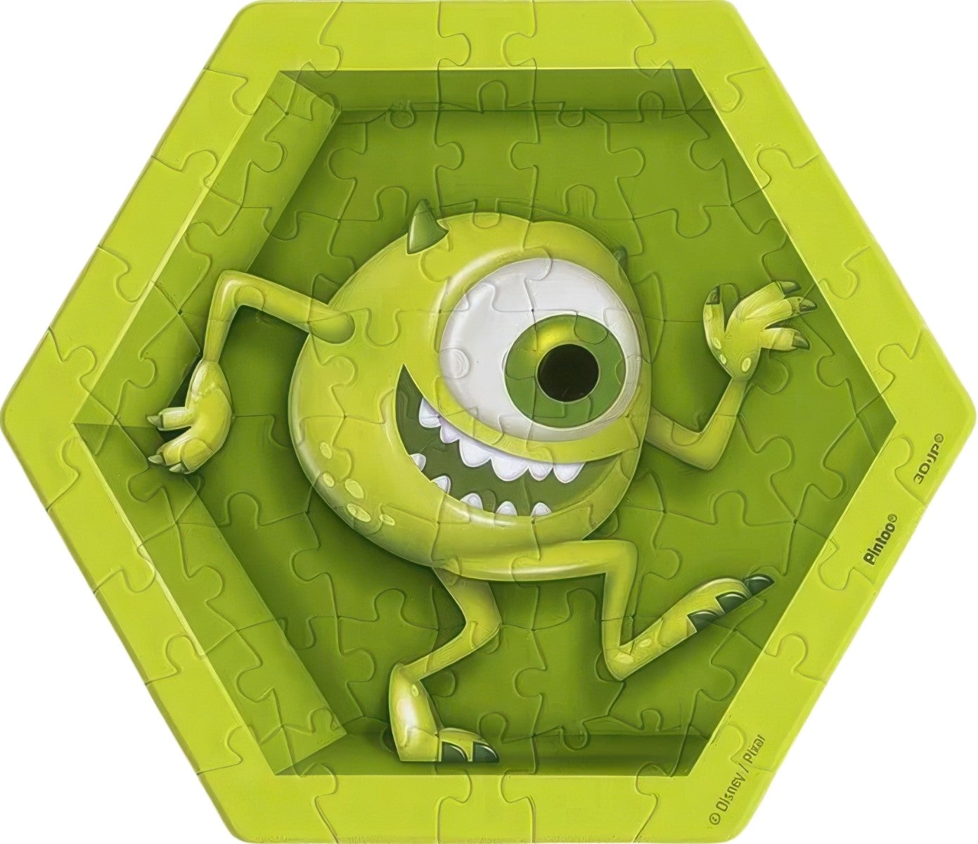 pintoo-hx1015-monsters,-inc.---mike-wazowski-56-pieces-wall-tile-puzzle
