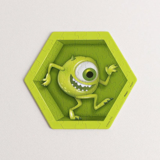 Pintoo HX1015　Monsters Inc. • Wall Tile / Mike Wazowski　56 Pieces Plastic Jigsaw Puzzle