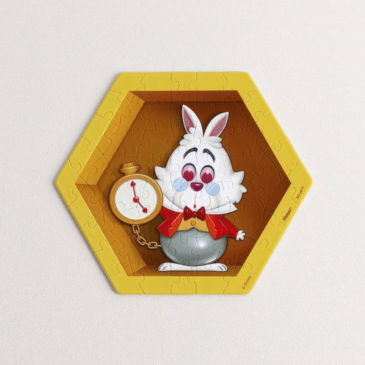 Pintoo HX1018　Alice in Wonderland • Wall Tile / White Rabbit　56 Pieces Plastic Jigsaw Puzzle