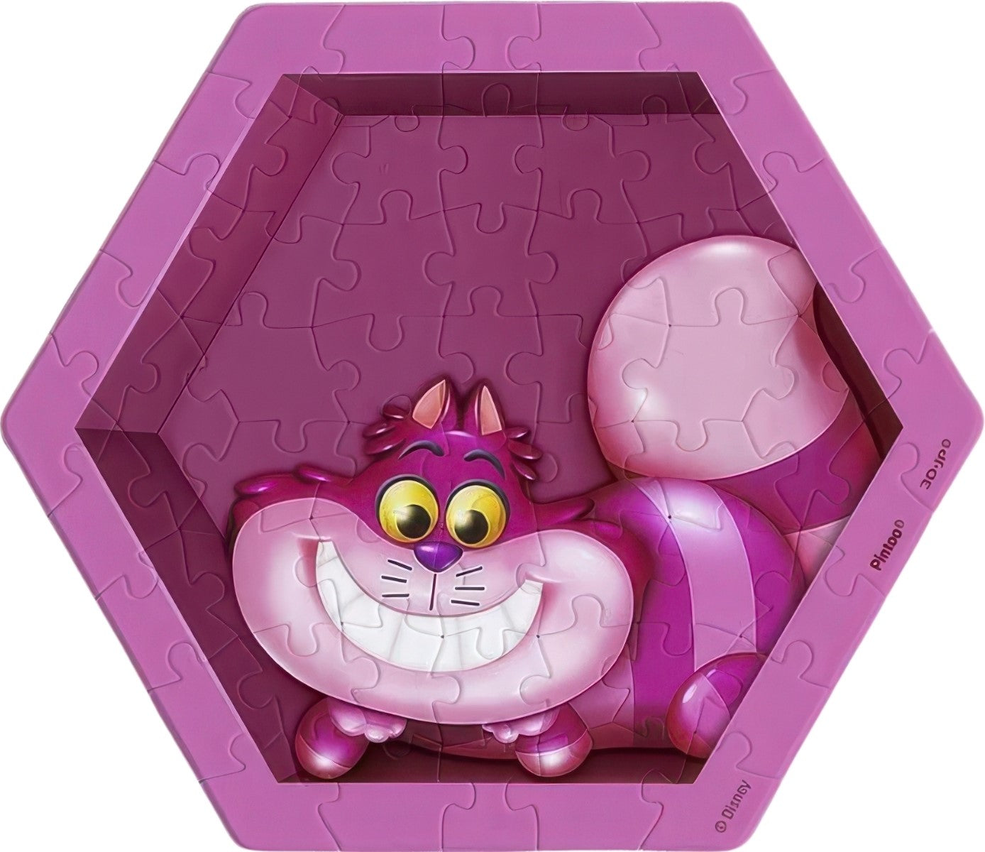 pintoo-hx1019-alice-in-wonderland---cheshire-cat-56-pieces-wall-tile-puzzle