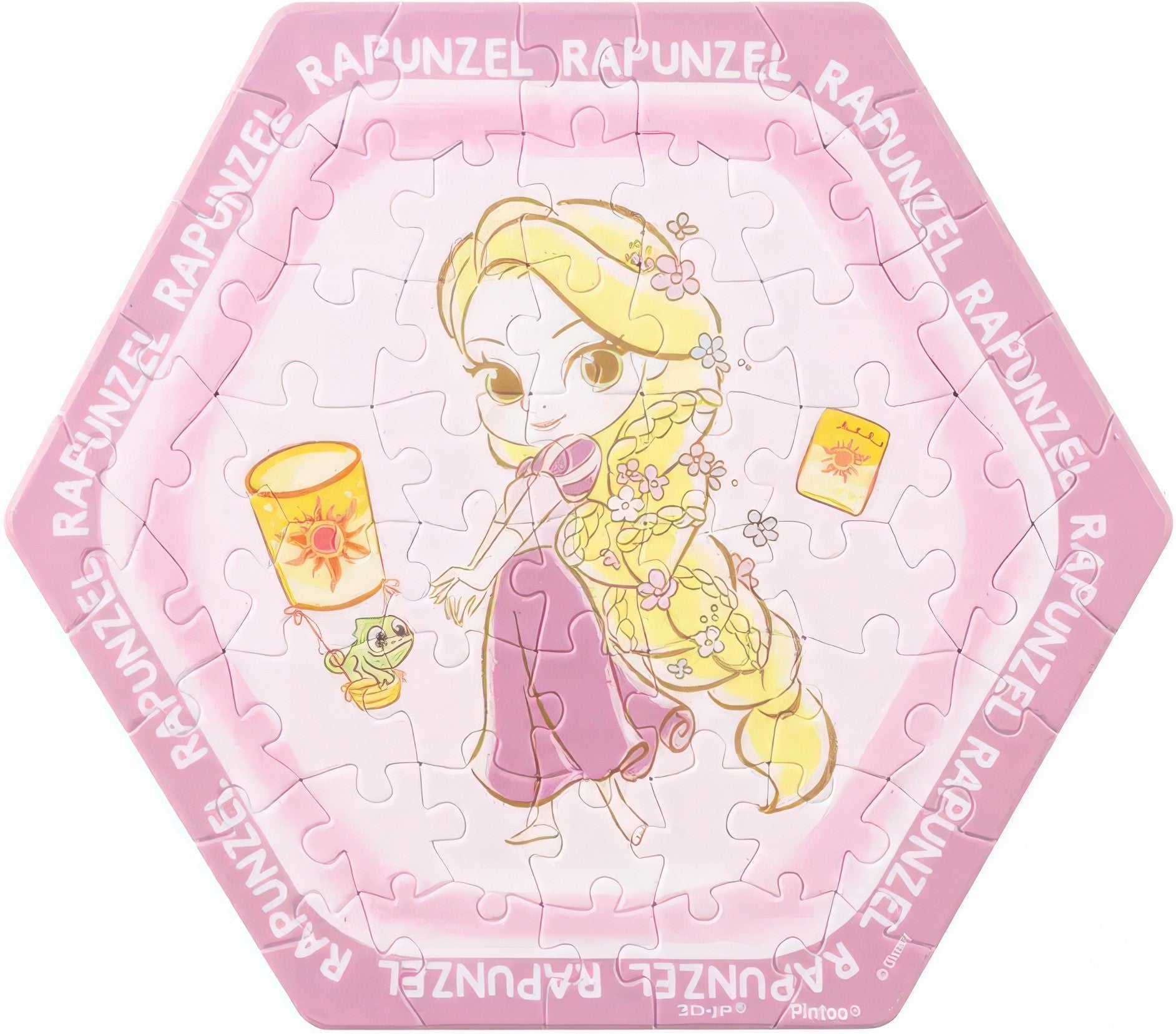 pintoo-hx1107-tangled-rapunzel-56-pieces-plastic-wall-tile-puzzle