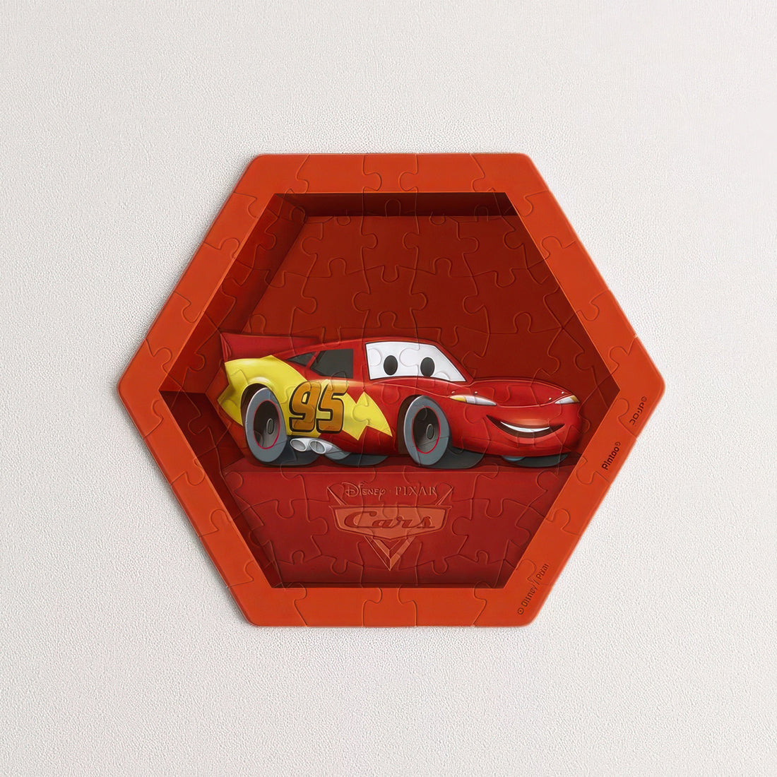 pintoo-hx1114-cars-wall-tile-lightning-mcqueen-56-pieces-plastic-jigsaw-puzzle