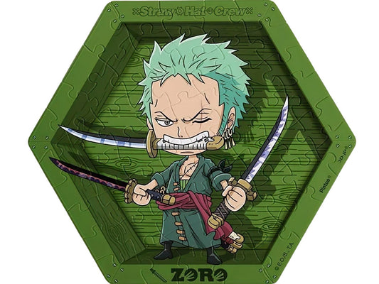 Pintoo • One Piece • Wall Tile / Zoro　56 PCS　Plastic Jigsaw Puzzle