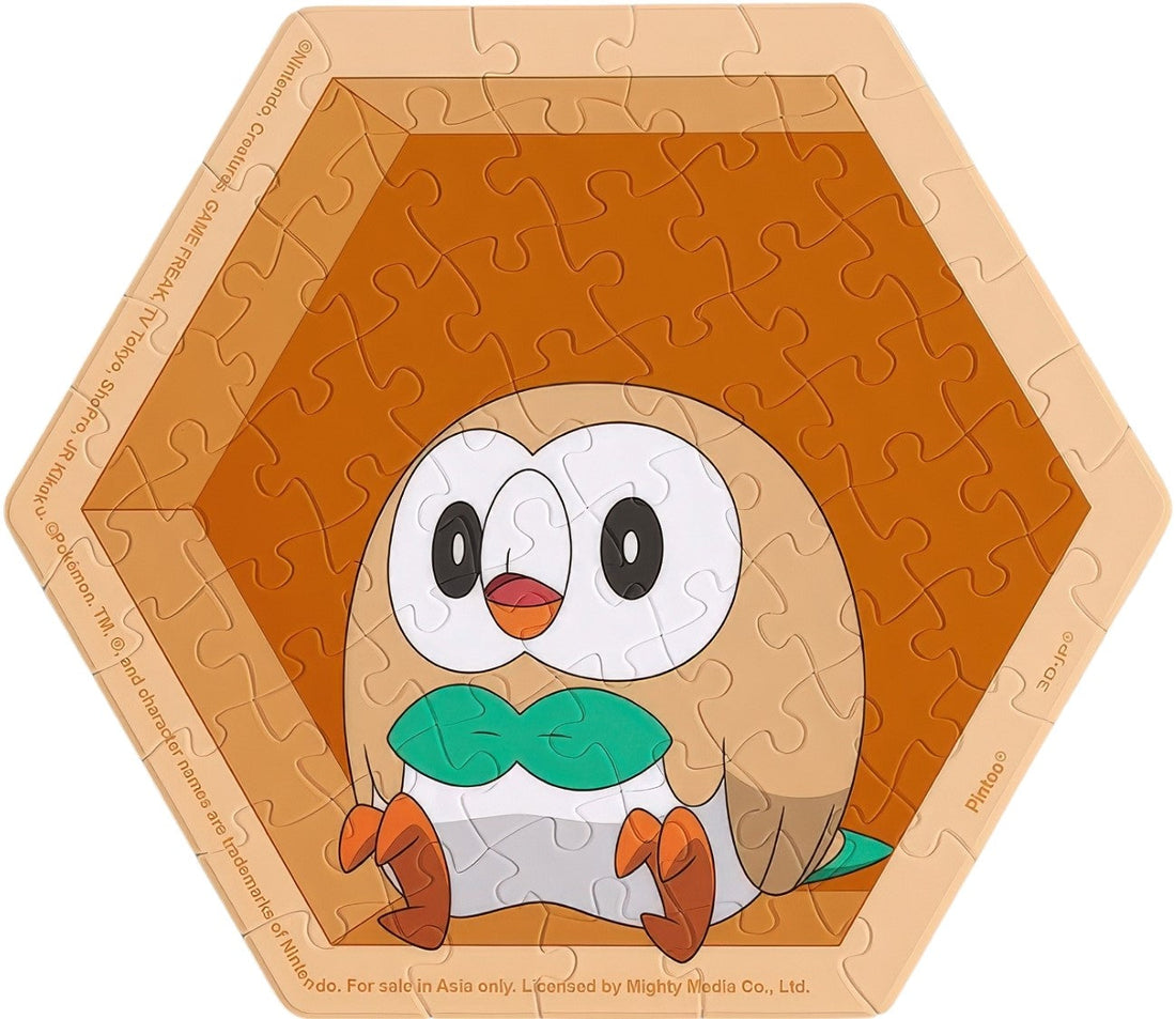 pintoo-hx1198-pokemon---rowlet-56-pieces-wall-tile-puzzle