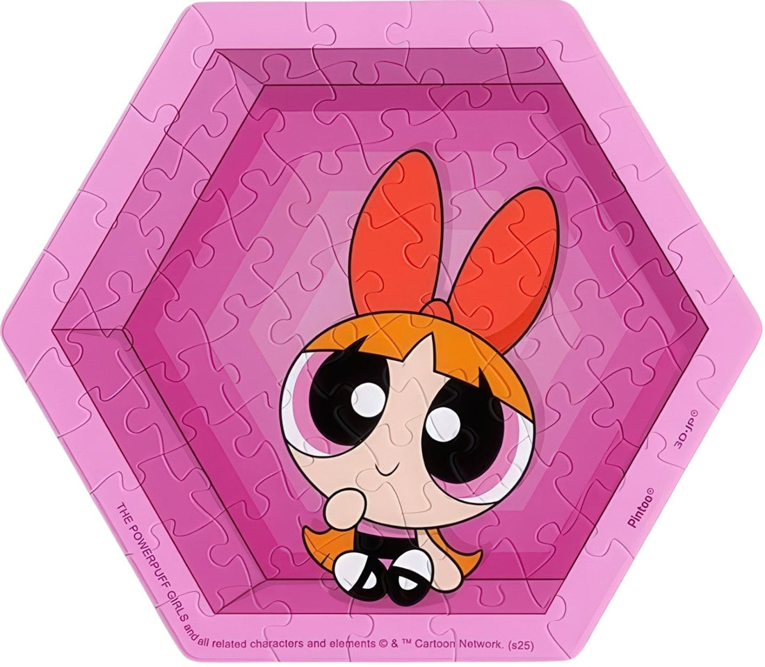 pintoo-hx1249-the-powerpuff-girls---blossom-56-pieces-wall-tile-puzzle