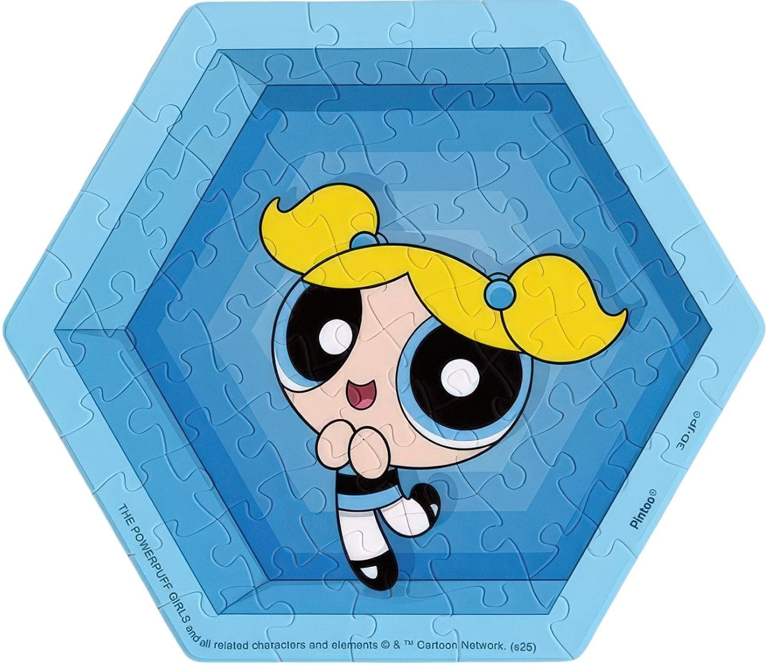 pintoo-hx1250-the-powerpuff-girls---bubbles-56-pieces-wall-tile-puzzle