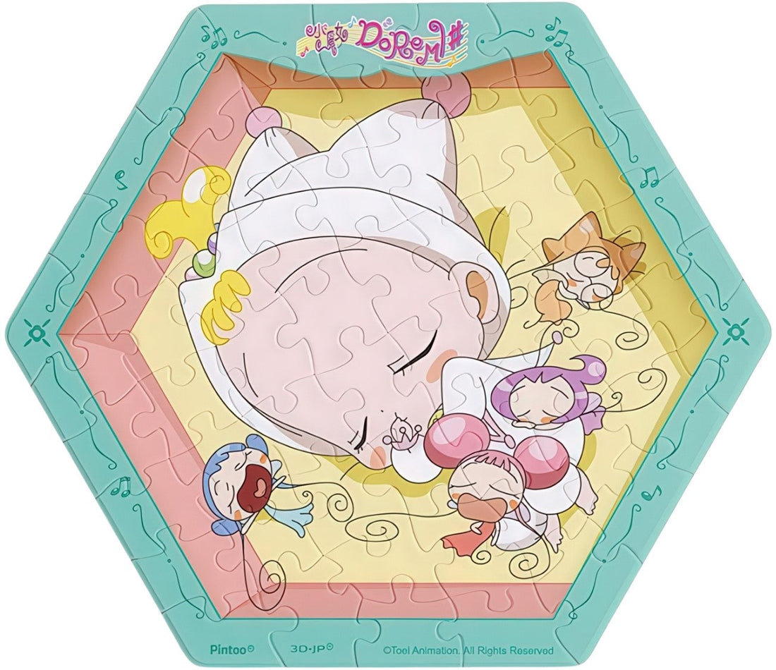 pintoo-hx1255-ojamajo-doremi---hana-chan-(cradle)-56-pieces-wall-tile-puzzle