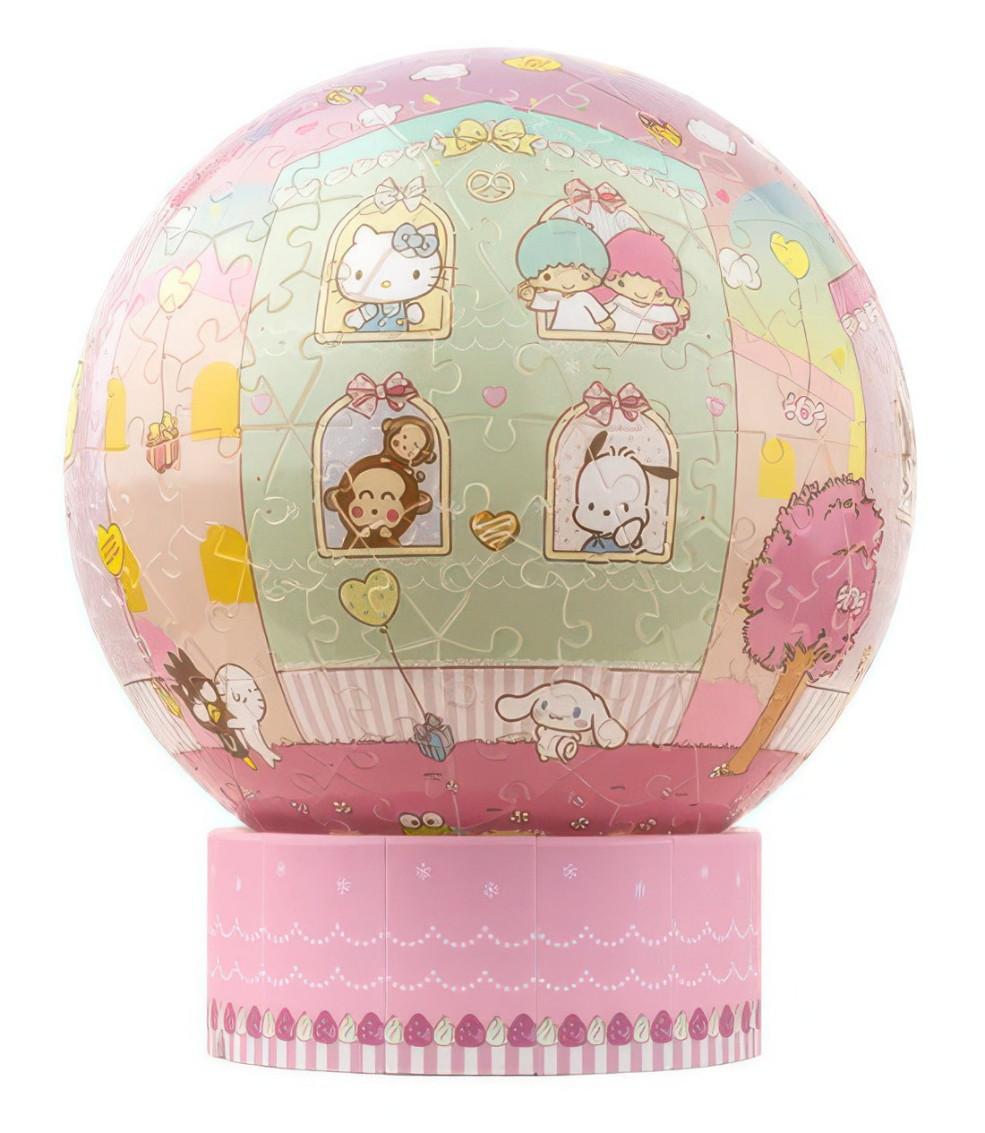 pintoo-ja1014-sanrio-dessert-hut-236-pieces-plastic-lamp-puzzle