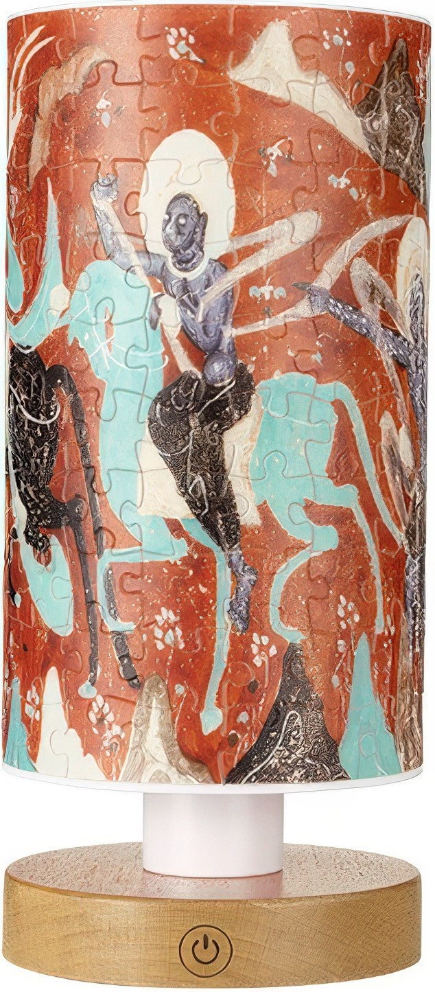 pintoo-jb1018-dunhuang-murals---nine-colored-deer-160-pieces-lamp-puzzle