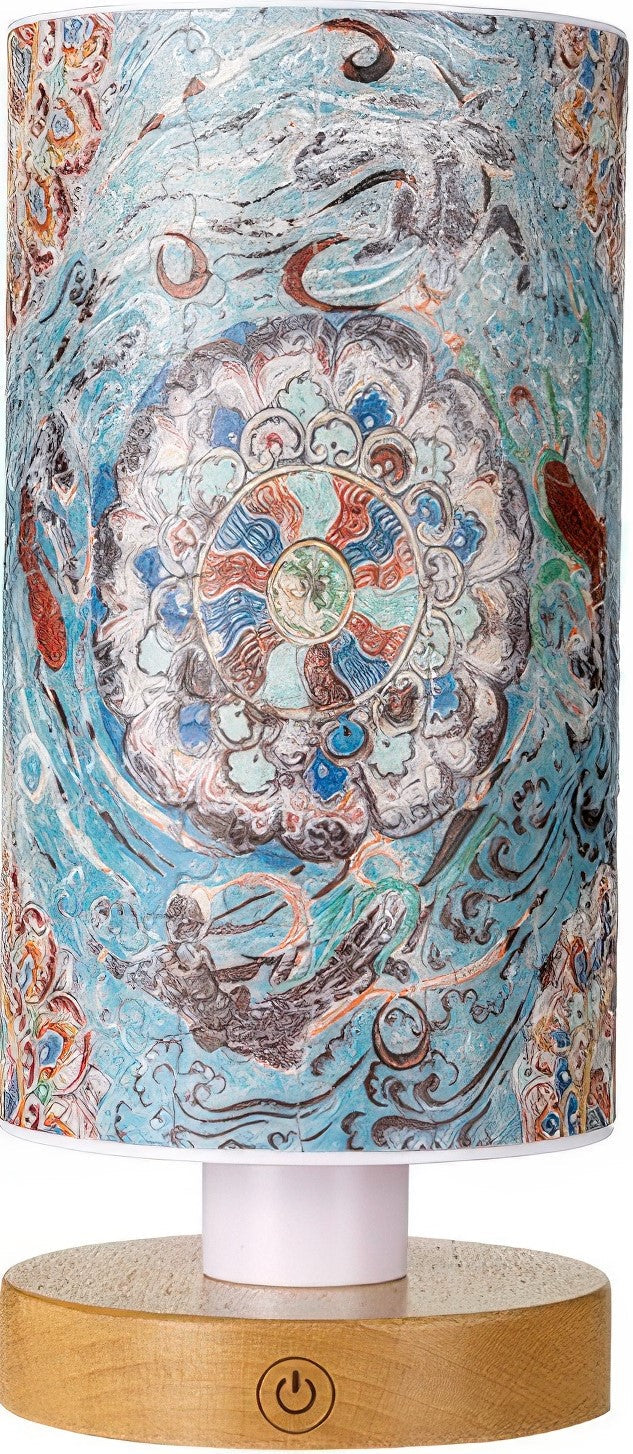 pintoo-jb1019-dunhuang-murals---lotus-flying-apsara-caisson-160-pieces-lamp-puzzle