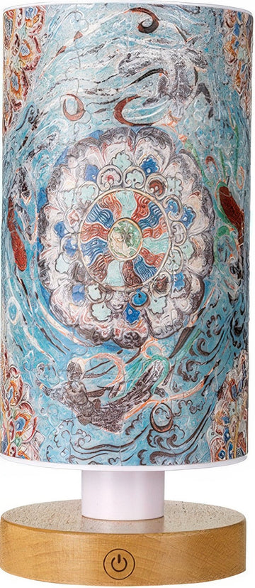 pintoo-jb1019-dunhuang-murals---lotus-flying-apsara-caisson-160-pieces-lamp-puzzle