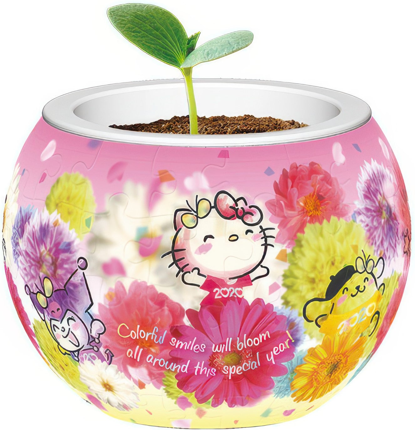 pintoo-k1059-sanrio---hello-kitty---bursting-with-joy-80-pieces-flowerpot-puzzle