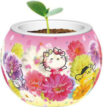 pintoo-k1059-sanrio---hello-kitty---bursting-with-joy-80-pieces-flowerpot-puzzle