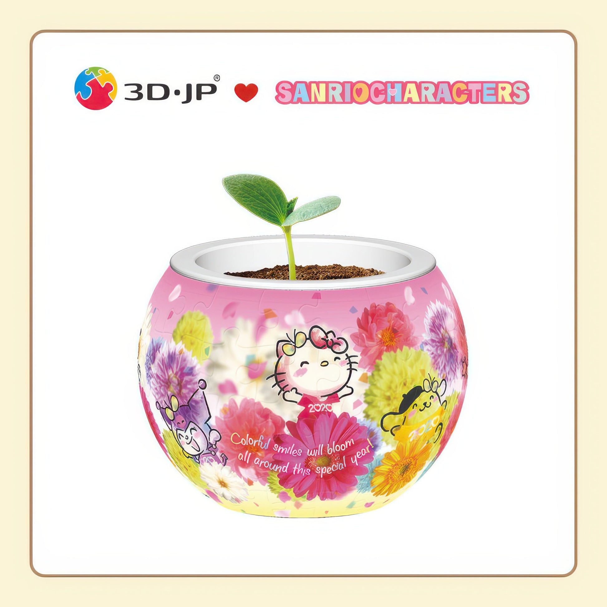 pintoo-k1059-sanrio-burst-with-joy-80-pieces-plastic-flowerpot-puzzle