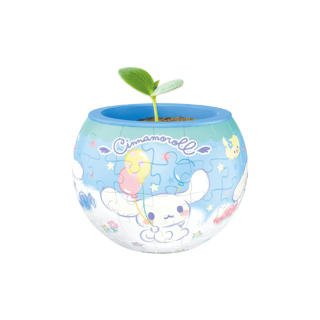 pintoo-k1110-cinnamoroll-cloud-memory-80-pieces-plastic-flowerpot-puzzle