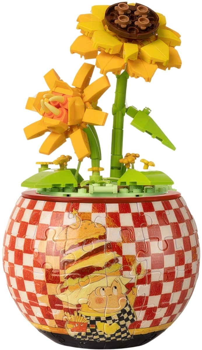 pintoo-k1111-twinkle-twinkle-star-man---freedom-burger-80-pieces-flowerpot-puzzle