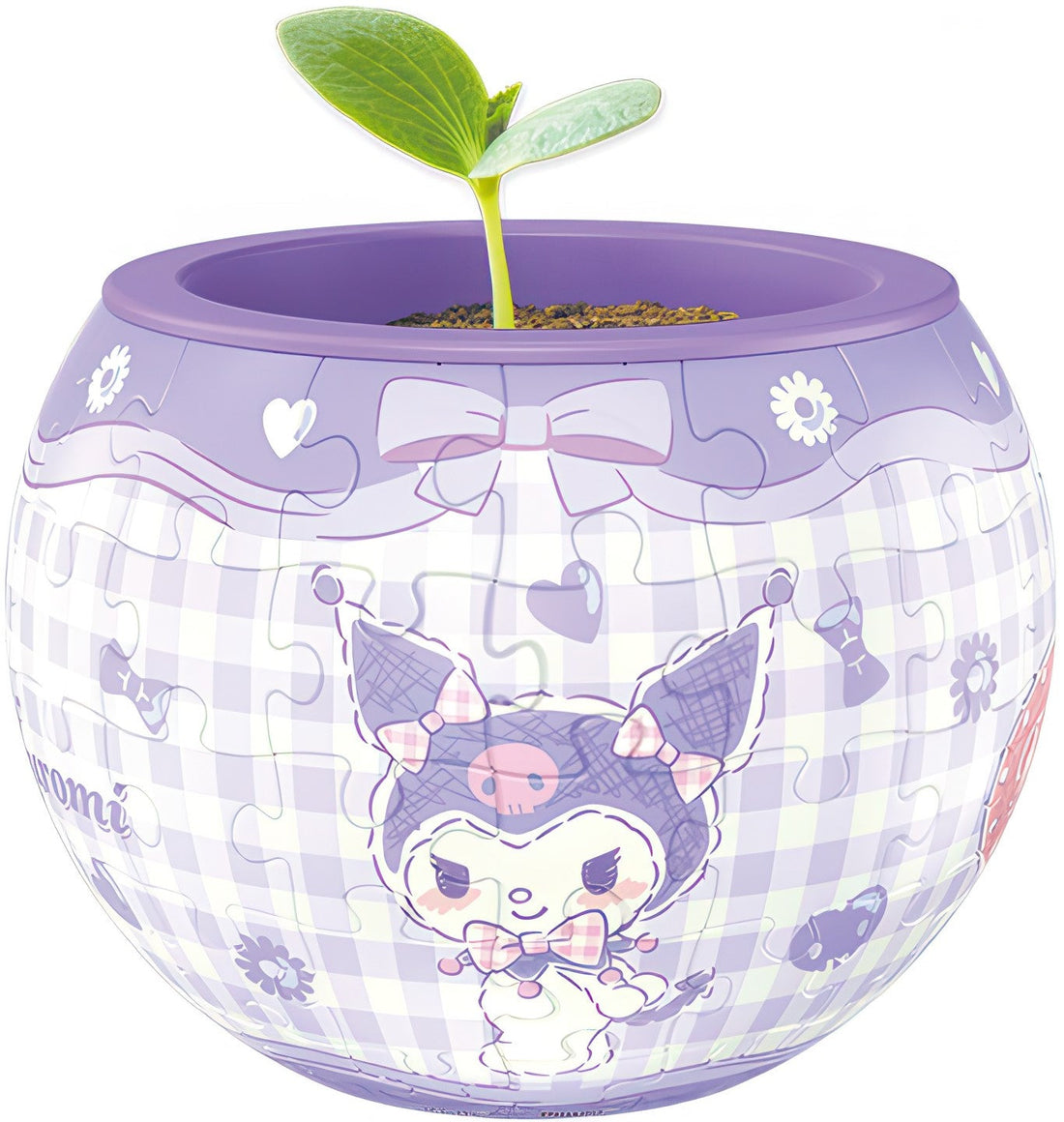 pintoo-k1114-kuromi---purple-magic-80-pieces-flowerpot-puzzle