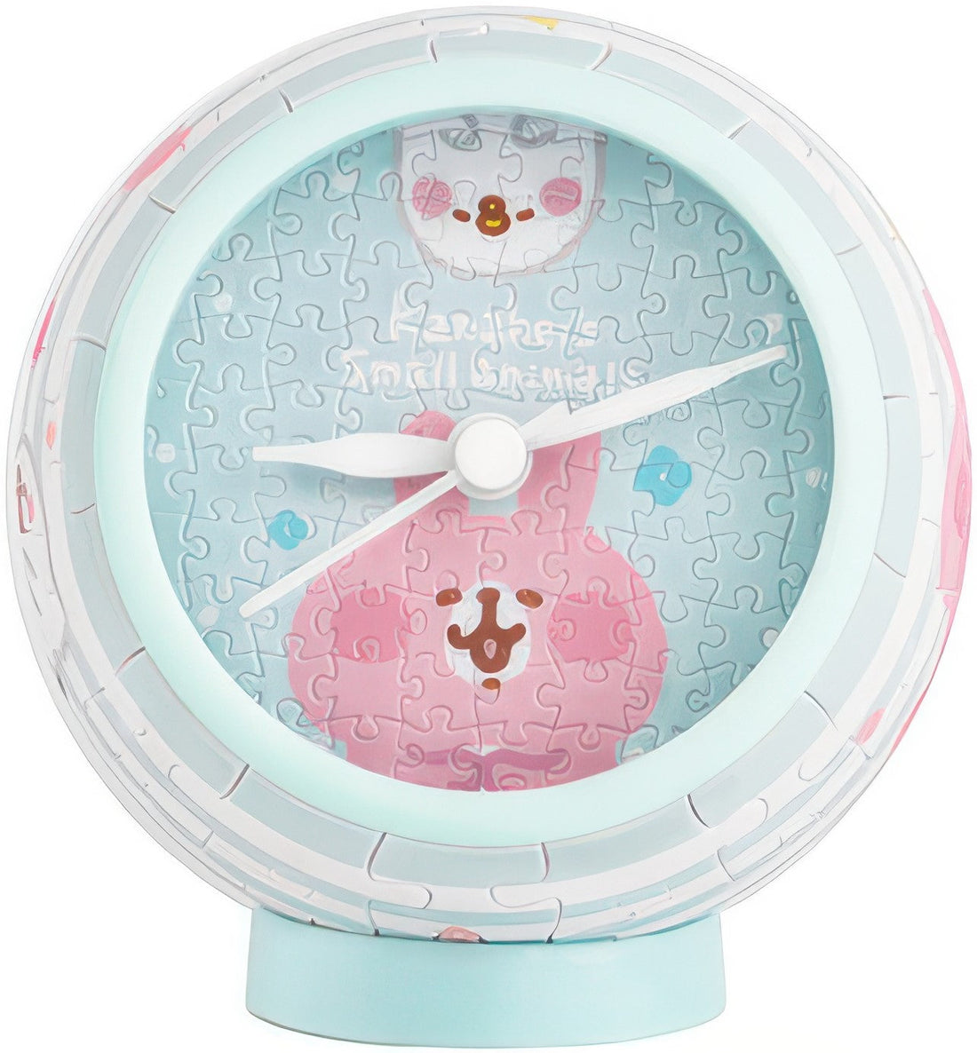 pintoo-kc1034-kanahei's-small-animals---happy-time-145-pieces-table-clock-puzzle